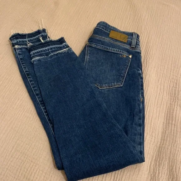 MAVI TESS HIGH RISE SKINNY NAVY JEANS . Size 25 / 27 - Picture 1 of 11